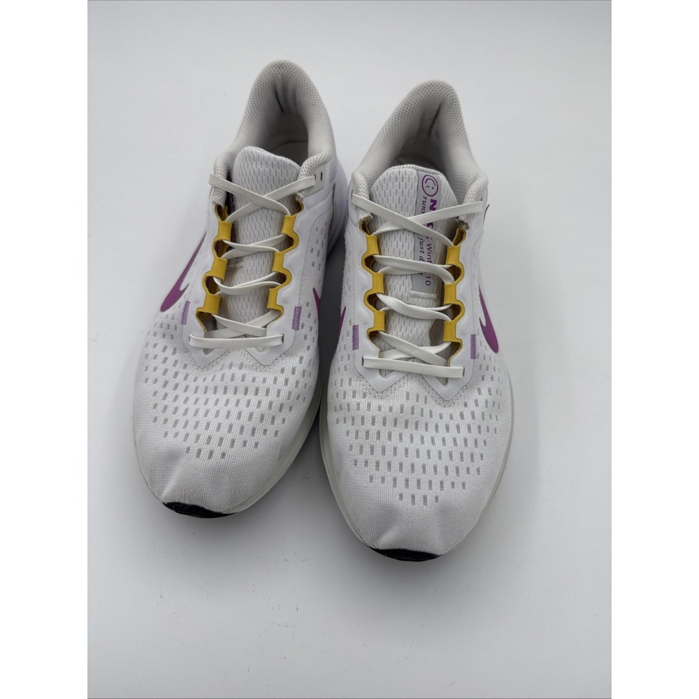 Nike Air Winflo 10 Womens Size 10 White & Pink Road Running Shoes Sneakers